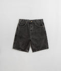 Butter Goods Applique Denim Shorts in Acid Black