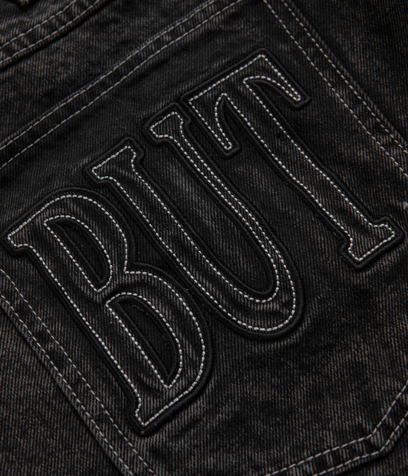 Butter Goods Applique Jeans in Acid Black