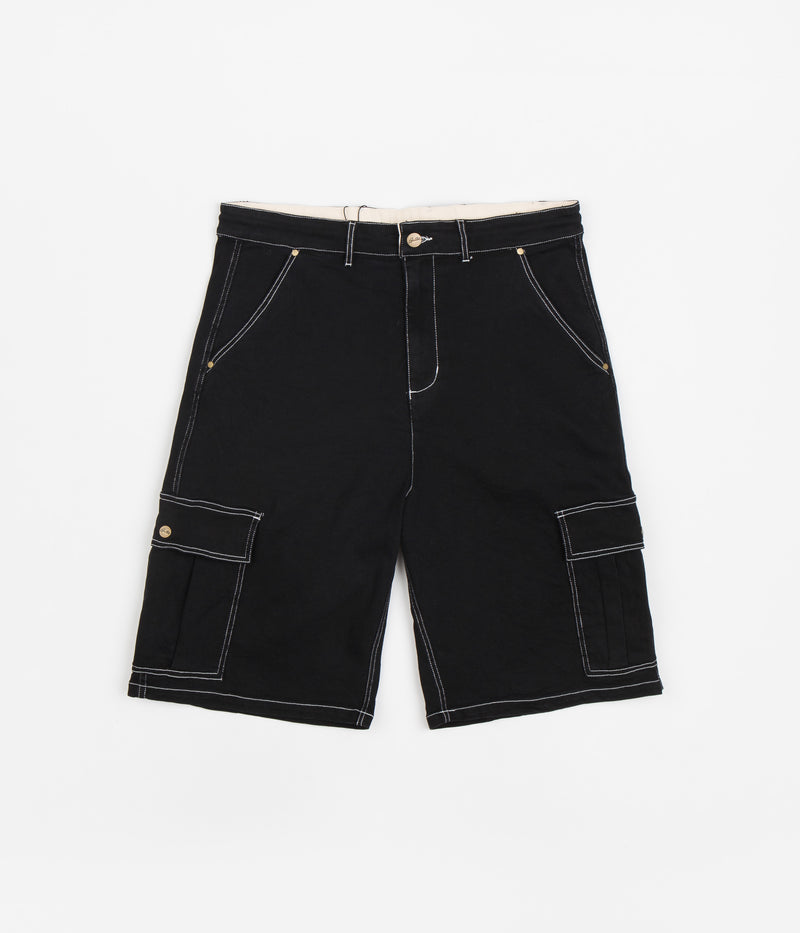 Butter Goods Baggy Cargo Shorts in Black