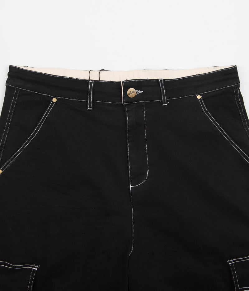 Butter Goods Baggy Cargo Shorts in Black