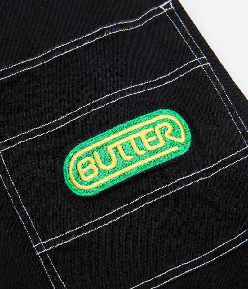 Butter Goods Baggy Cargo Shorts in Black