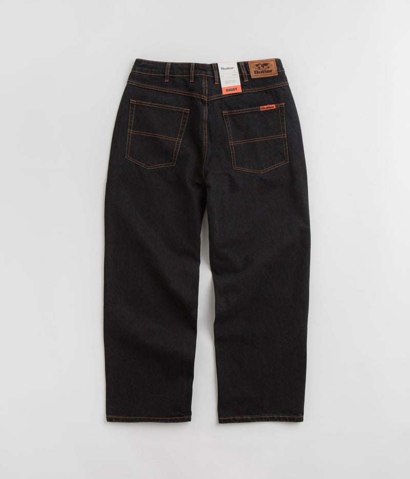Butter Goods Baggy Jeans in Washed Black
