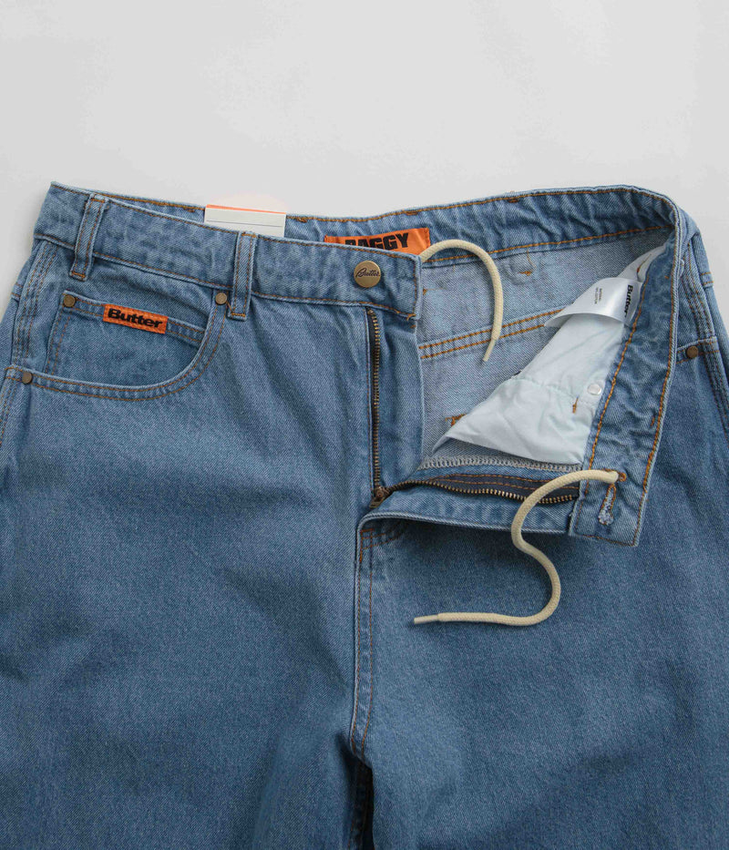 Butter Goods Baggy Jeans in Washed Indigo