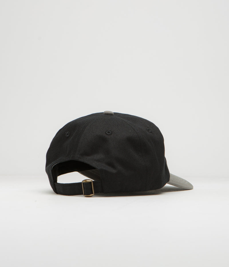 Butter Goods Big Apple Cap in Black and Grey