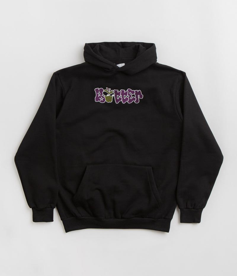 Butter Goods Big Apple Hoodie in Black
