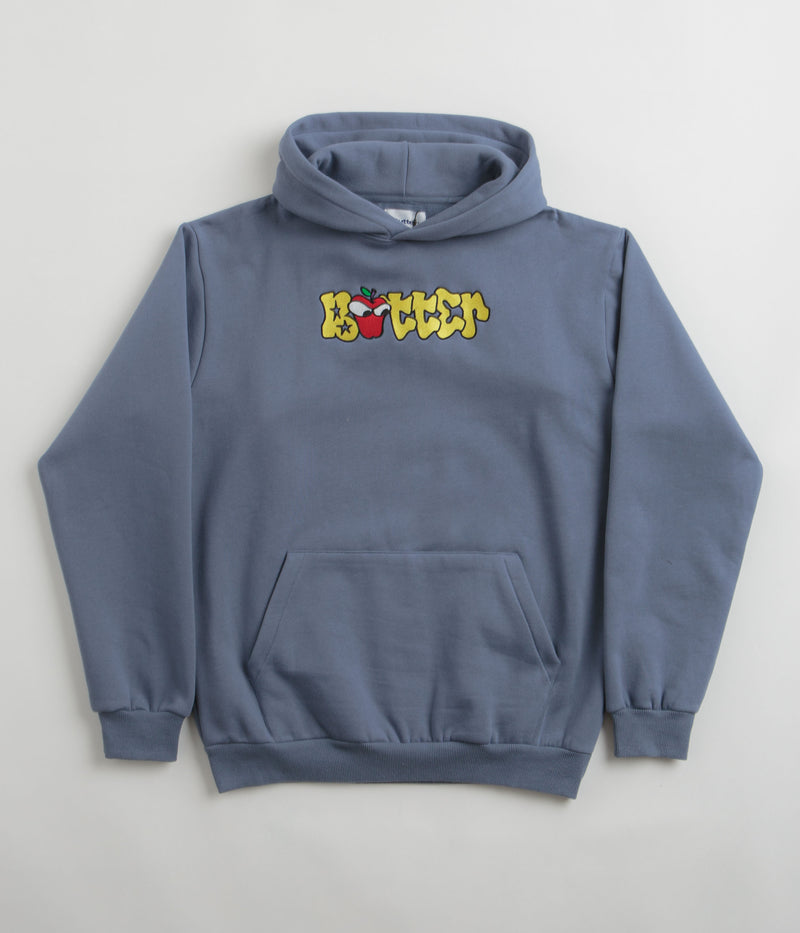 Butter Goods Big Apple Hoodie in Denim