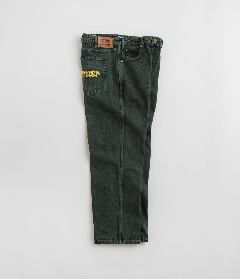 Butter Goods Big Apple Jeans in Acid Fern