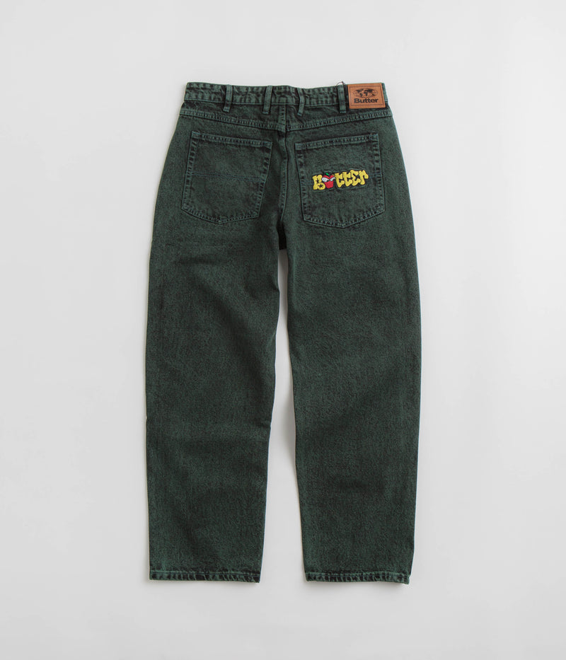 Butter Goods Big Apple Jeans in Acid Fern
