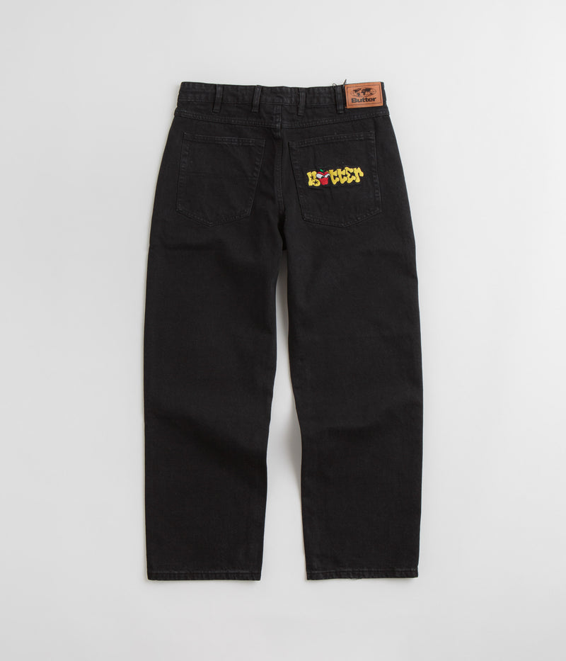 Butter Goods Big Apple Jeans in Washed Black