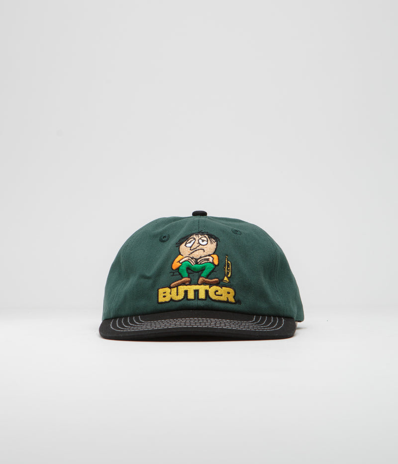 Butter Goods Blues Cap in Forest and Black