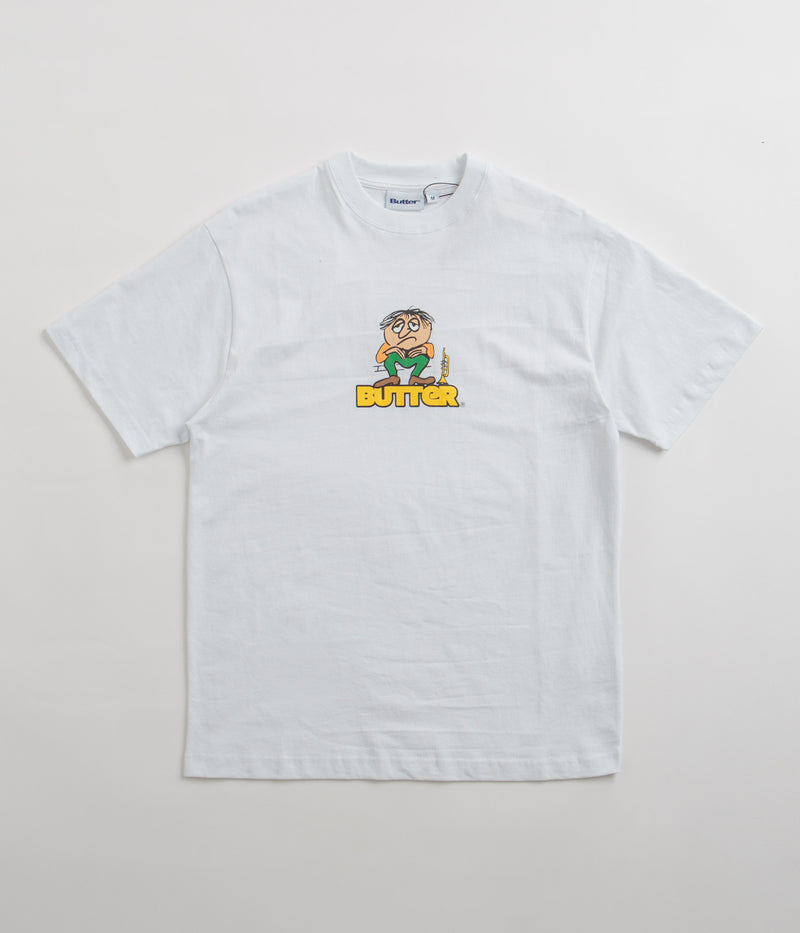 Butter Goods Blues Logo T-Shirt in White