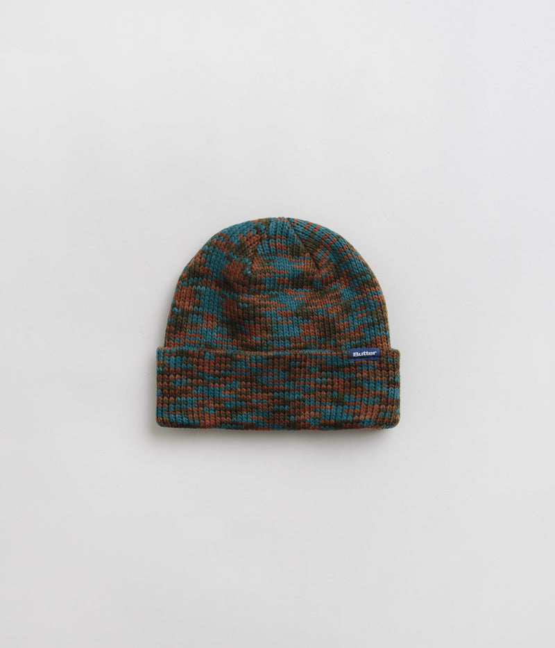 Butter Goods Bluff Speckle Beanie in Brown