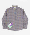 Butter Goods Bug Out Plaid Shirt in Navy