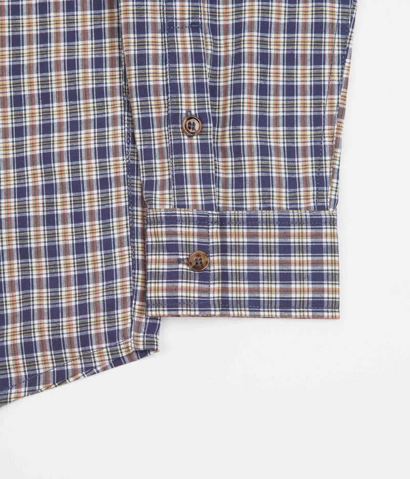 Butter Goods Bug Out Plaid Shirt in Navy
