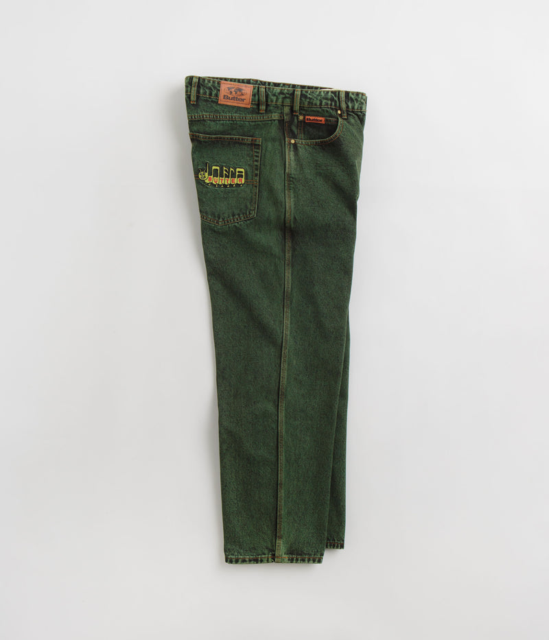Butter Goods Caterpillar Jeans in Army Wash