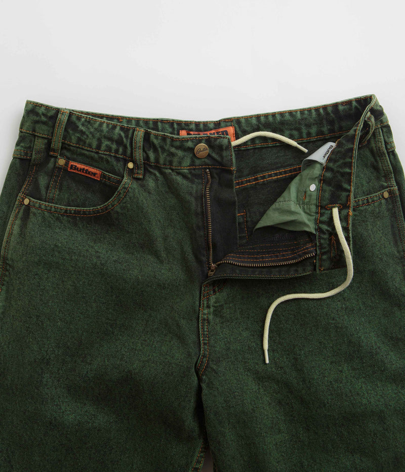 Butter Goods Caterpillar Jeans in Army Wash