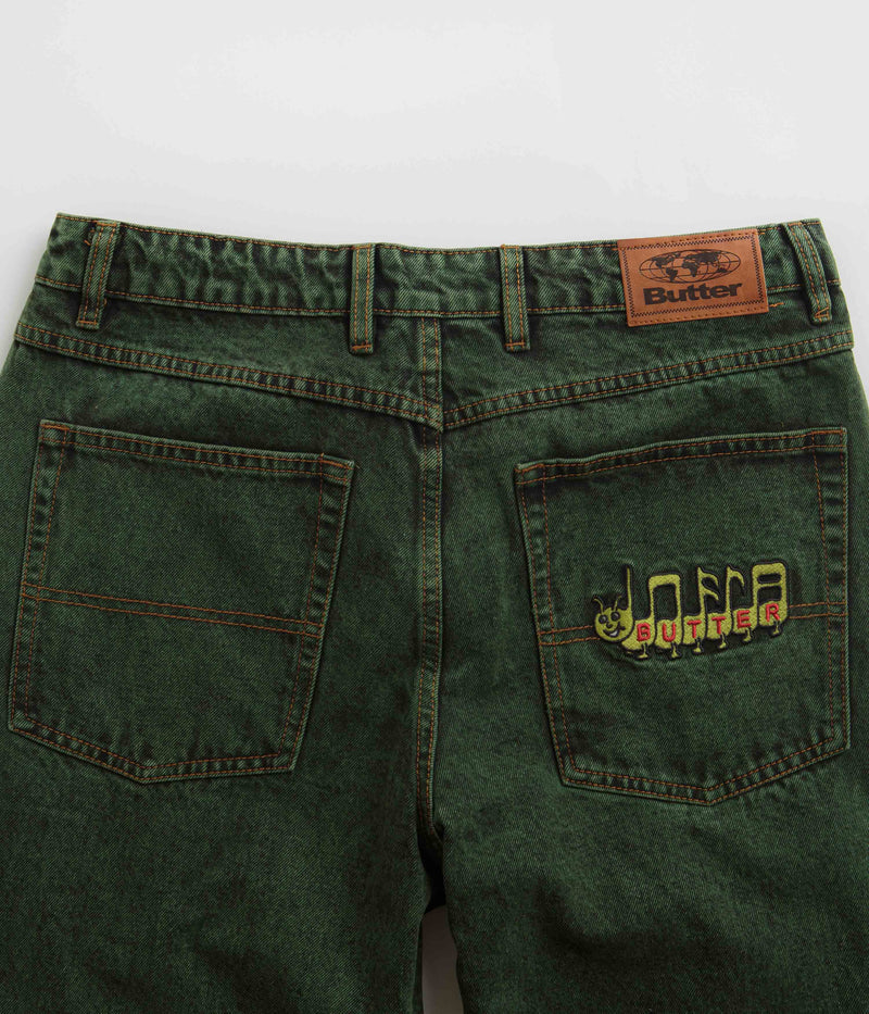 Butter Goods Caterpillar Jeans in Army Wash
