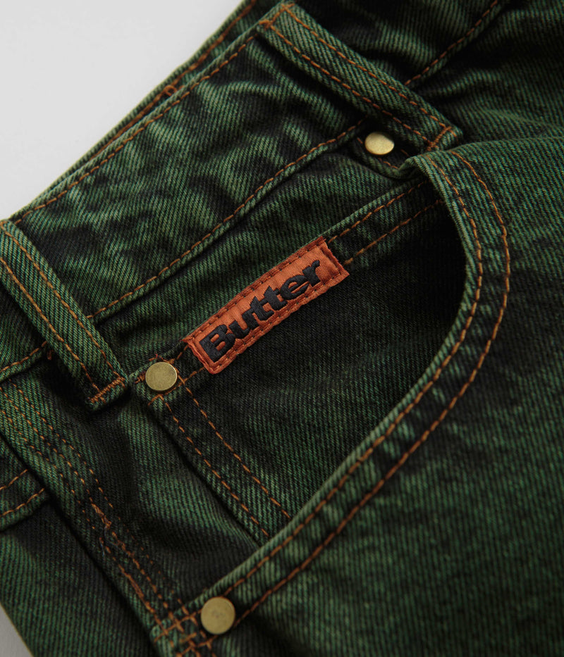 Butter Goods Caterpillar Jeans in Army Wash