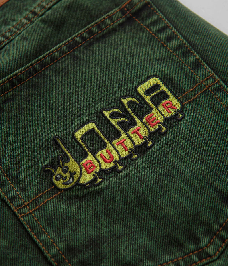 Butter Goods Caterpillar Jeans in Army Wash