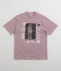 Butter Goods Certain Feeling T-Shirt in Washed Berry