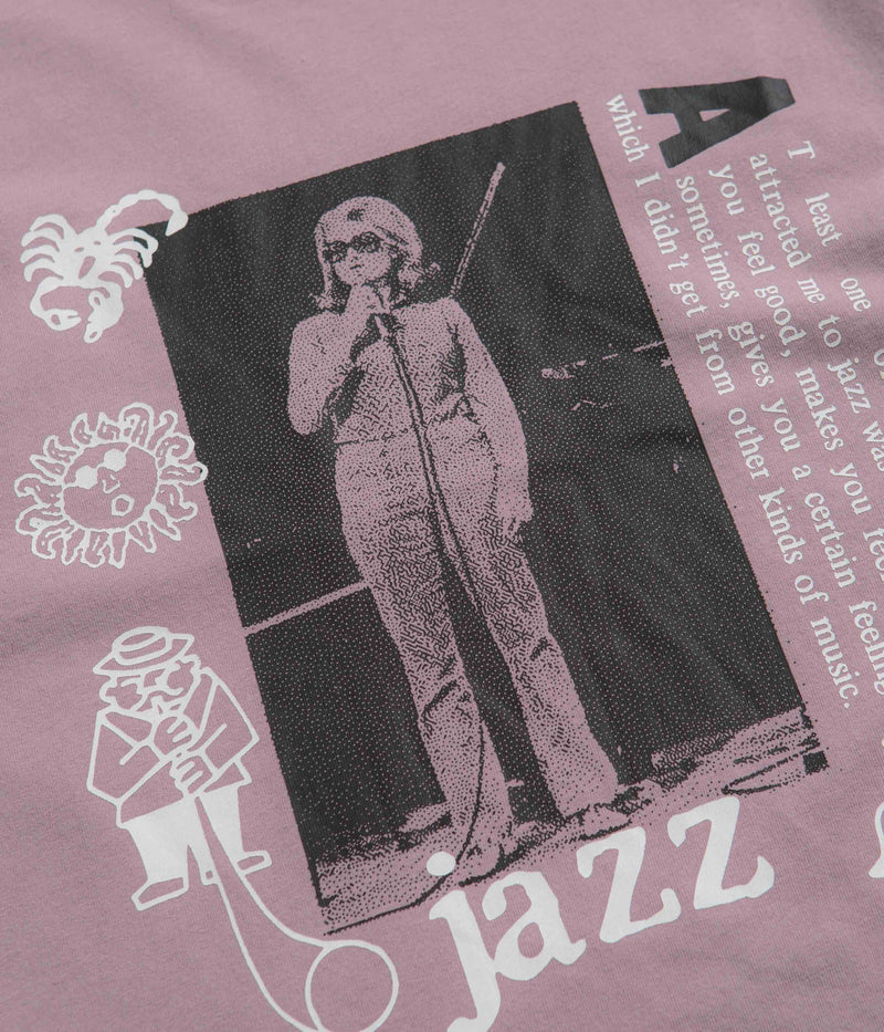 Butter Goods Certain Feeling T-Shirt in Washed Berry