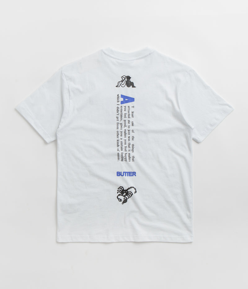 Butter Goods Certain Feeling T-Shirt in White