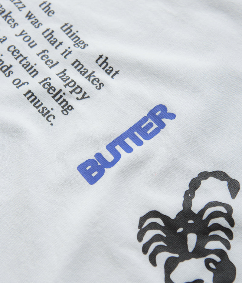 Butter Goods Certain Feeling T-Shirt in White