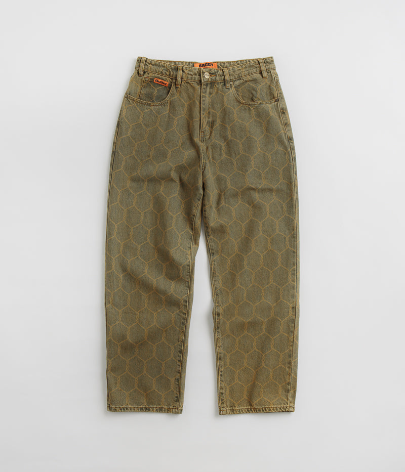 Butter Goods Chain Link Jeans in Washed Brown