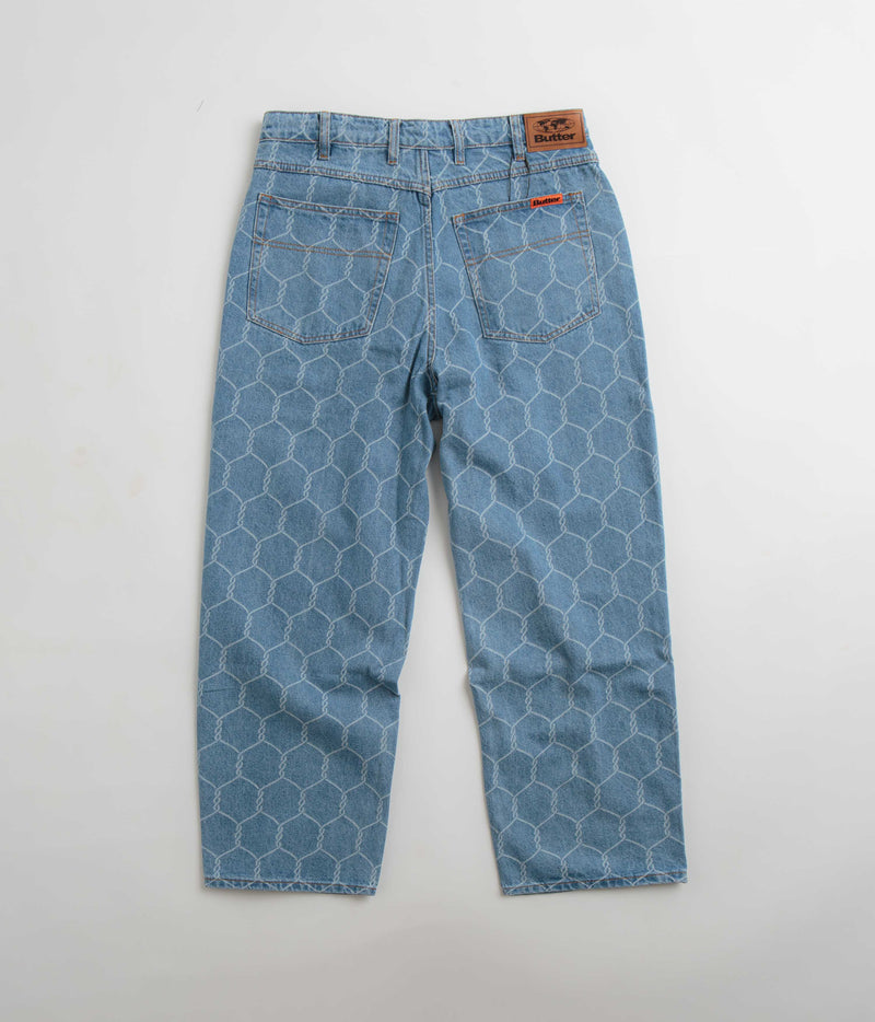 Butter Goods Chain Link Jeans in Washed Indigo
