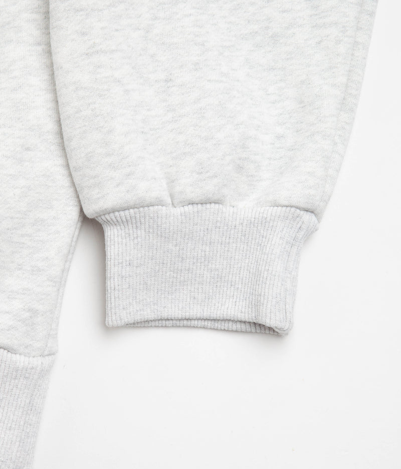 Butter Goods Chenille Logo Hoodie in Ash Grey