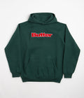 Butter Goods Chenille Logo Hoodie in Forest