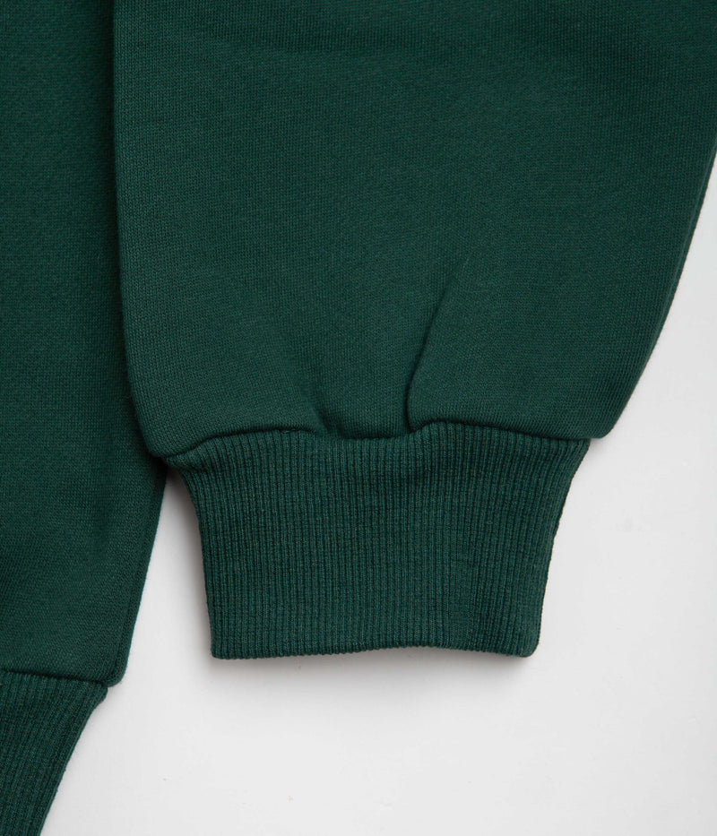 Butter Goods Chenille Logo Hoodie in Forest