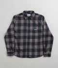 Butter Goods Cherry Flannel Shirt in Navy