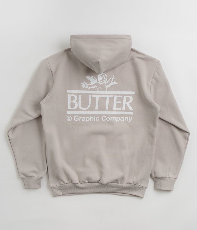 Butter Goods Cherub Hoodie in Cement
