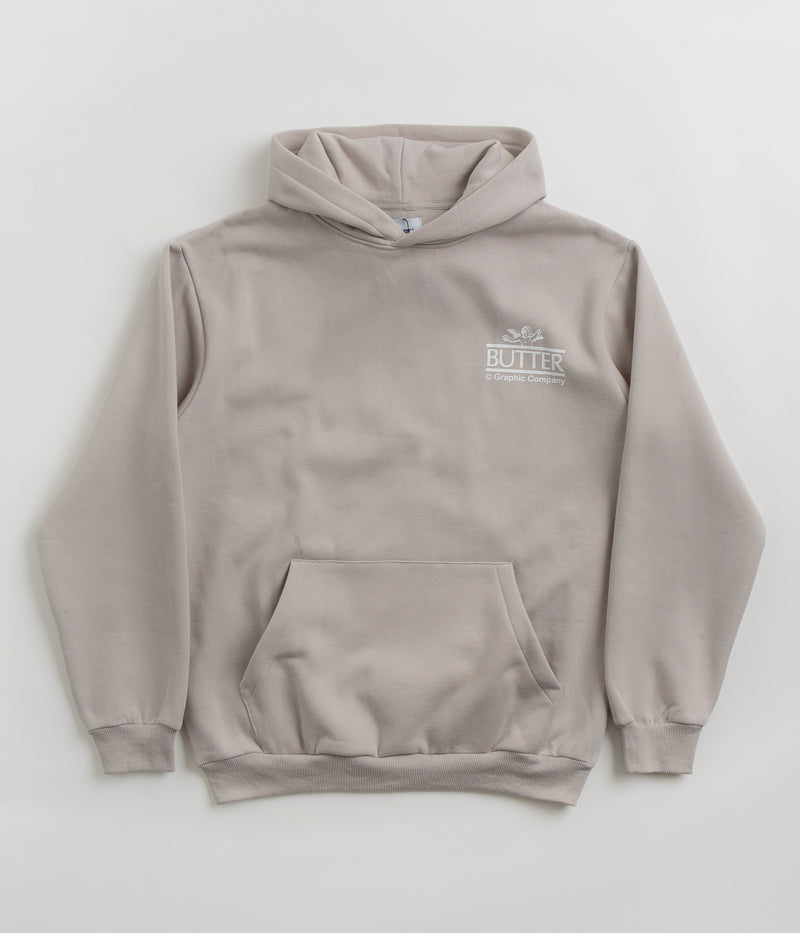Butter Goods Cherub Hoodie in Cement