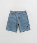 Butter Goods Critter Baggy Denim Shorts in Washed Indigo