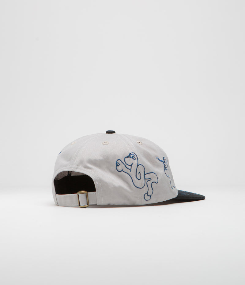 Butter Goods Critter Cap in Grey and Black