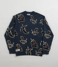 Butter Goods Critter Knitted Sweatshirt in Slate