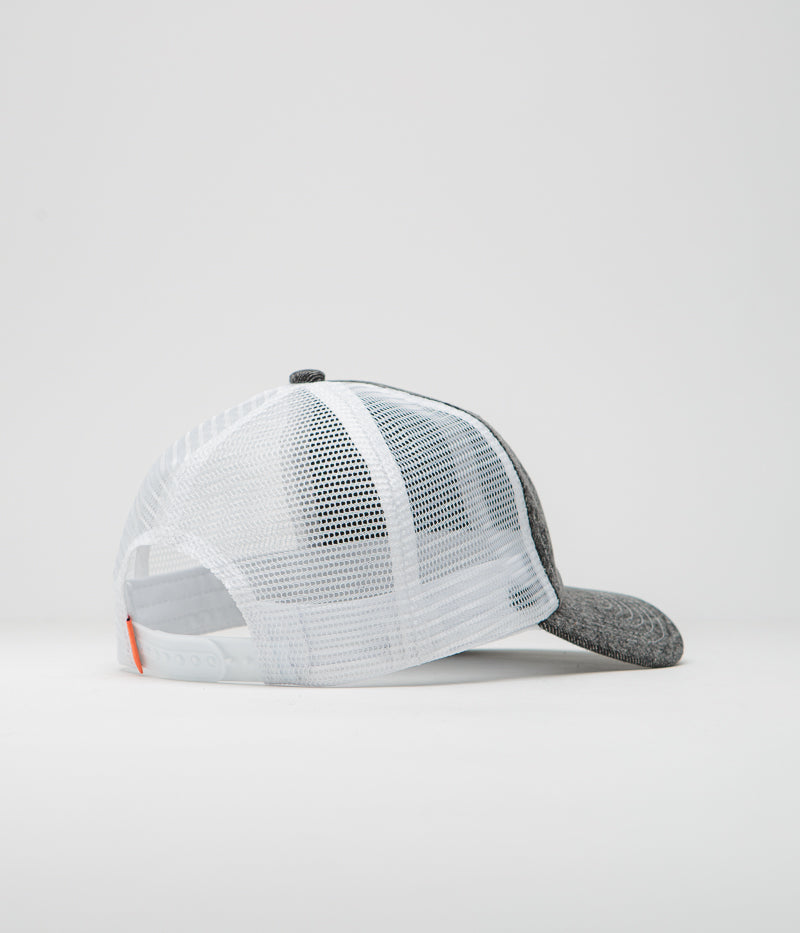 Butter Goods Denim Trucker Cap in Gun Metal