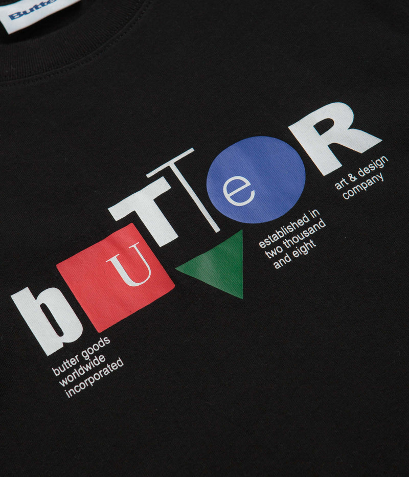 Butter Goods Design Co T-Shirt in Black