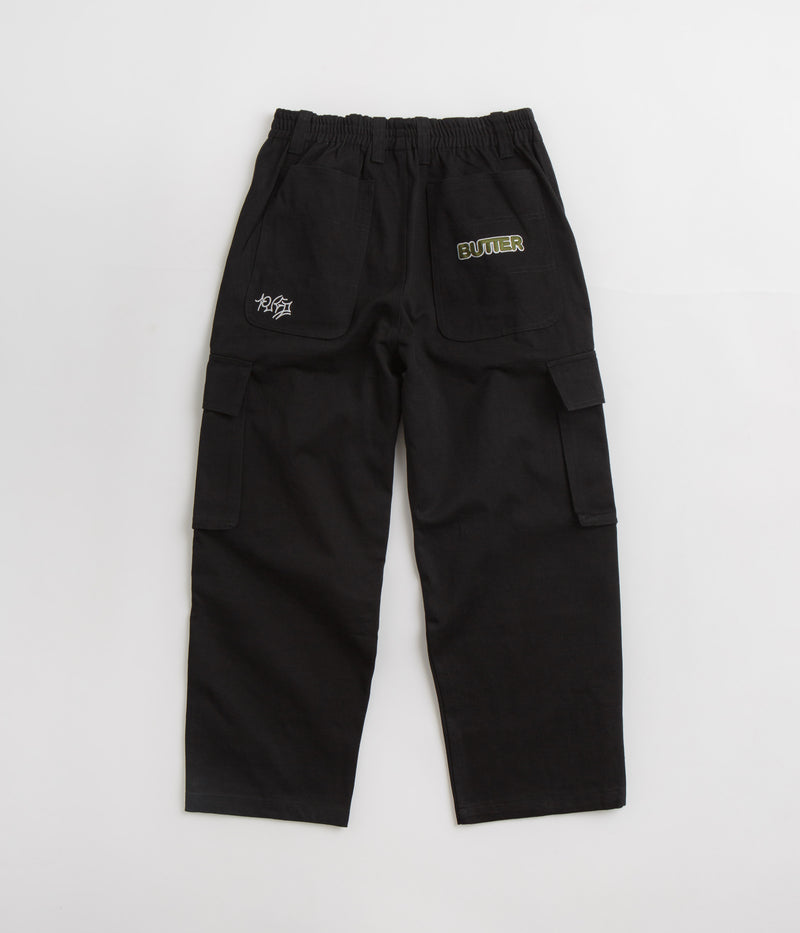 Butter Goods Dougie Cargo Pants in Black