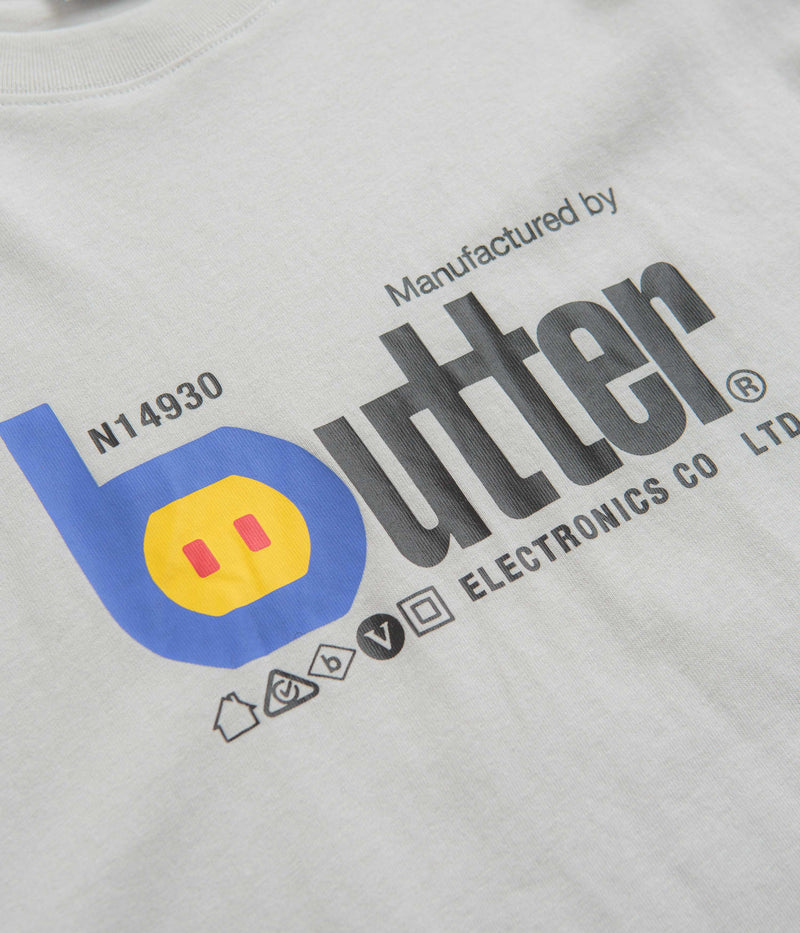 Butter Goods Electronics T-Shirt in Cement