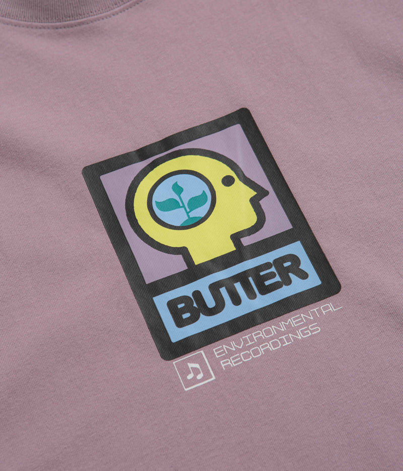 Butter Goods Environmental T-Shirt in Washed Berry