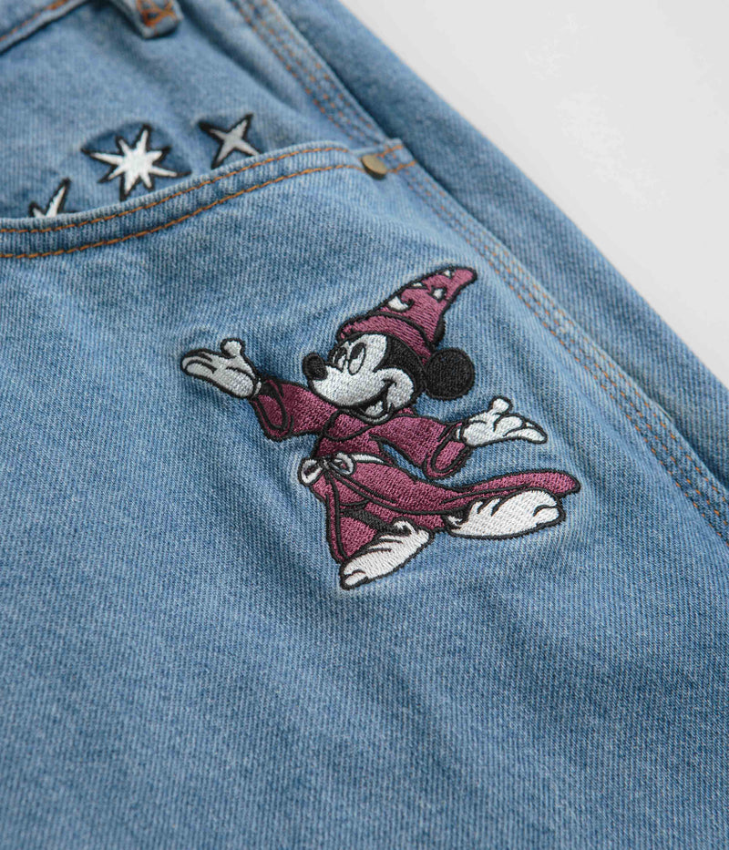 Butter Goods Fantasia Baggy Denim Jeans in Washed Indigo