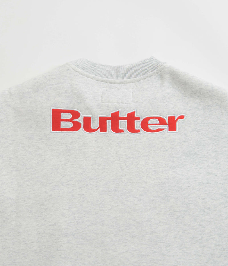 Butter Goods Fantasia Crewneck Sweatshirt in Ash Grey
