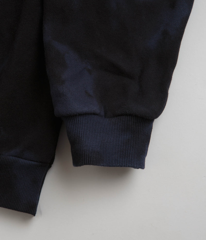 Butter Goods Fantasia Crewneck Sweatshirt in Navy Tie Dye