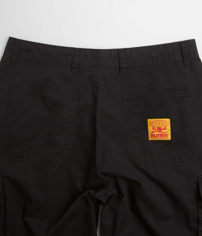Butter Goods Field Cargo Pants in Black
