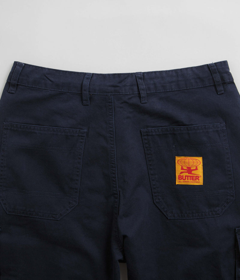 Butter Goods Field Cargo Pants in Navy
