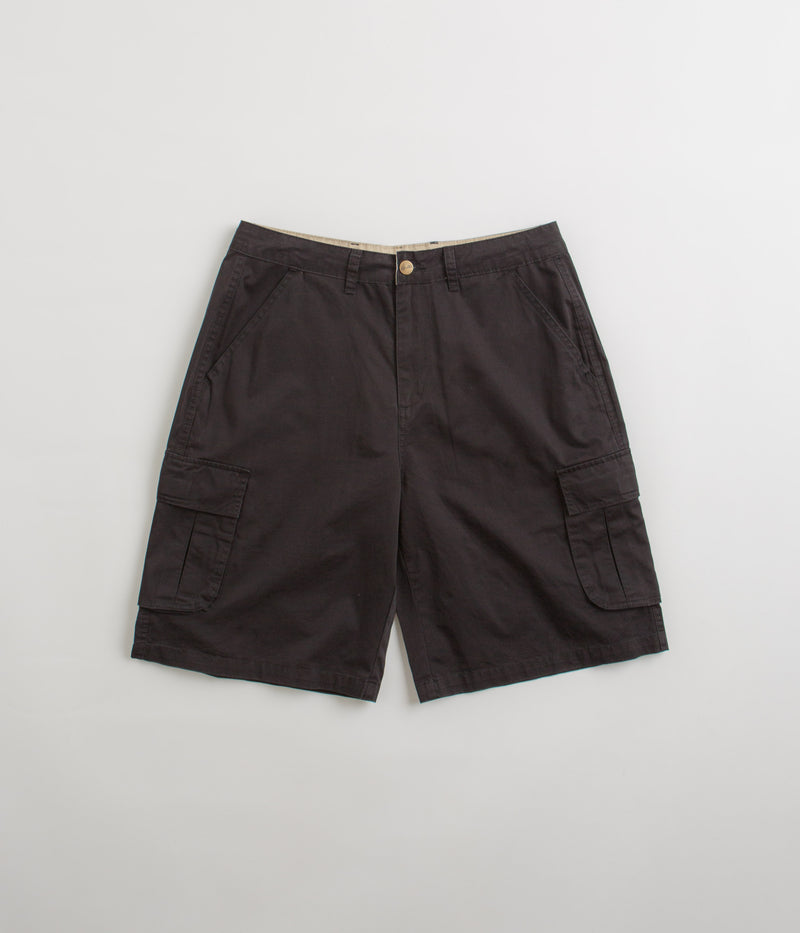 Butter Goods Field Cargo Shorts in Black