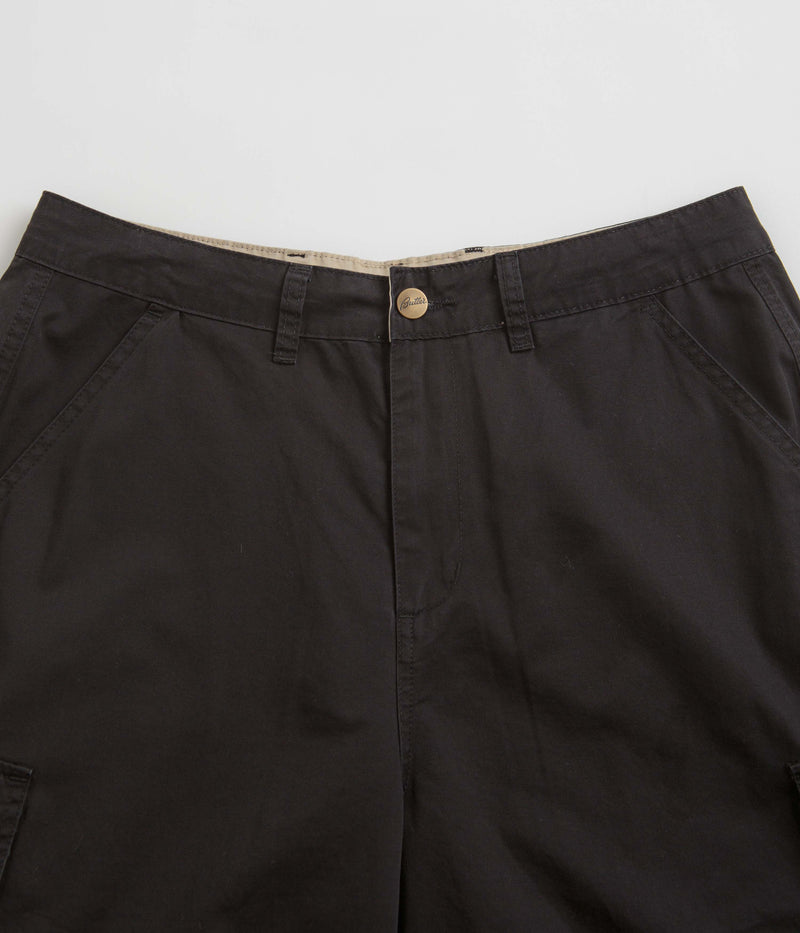 Butter Goods Field Cargo Shorts in Black